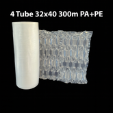 4 Tube 32x40 PA+PE Strong Cushion Film Roll Packaging For Air Cushion Machine